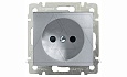 Valena - Розетка 2P 10/16A, алюминий от интернет-магазина amperkin.by
