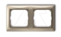 Basic 55 - Рамка на 2 поста (бежевый)
