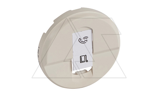 Celiane - Лицевая панель для розетки RJ45 слоновая кость