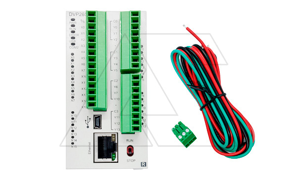 Программируемый логический контроллер DVP26SE11R, 14DI, 12RO, 24VDC, 16K шагов, RS485, USB, Ethernet Программируемый логический контроллер DVP26SE11R, 14DI, 12RO, 24VDC, 16K шагов, RS485, USB, Ethernet