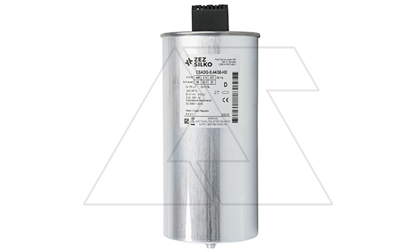 Конденсатор CSADG-0,44/30-UHD, трехфазный, 30kVAr(440VAC), 25kVAr(400VAC), система MKP, клеммник S=25mm², сверхтяжелый режим, IP20