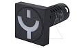 Указатель положения выключателя AD16-22, "улыбка" красный, 220VAC/DC, 22mm, IP54 от интернет-магазина amperkin.by