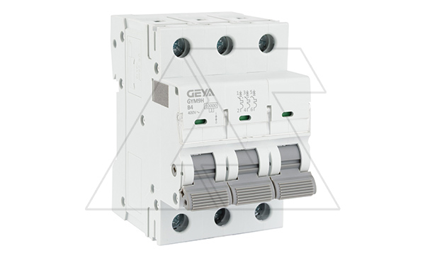Авт. выключатель GYM9H-3P-4B, 3P, 4A, хар-ка B, 10kA, 3M