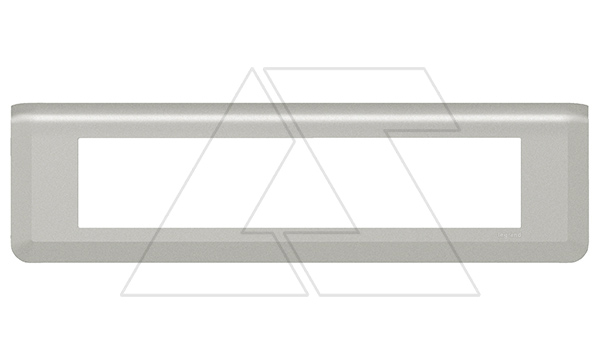 Mosaic - Рамка 10М, горизонтальная, алюминий (суппорт 80254)