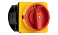 Переключатель BS 63 10 LK (IP54), аварийный, 3P, 63A, тип 0-1, 22kW(400VAC по АС-23), на дверь, красная блокируемая в 0 рукоятка, фронт IP54 от интернет-магазина amperkin.by