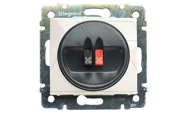 Valena - Розетка для динамиков одинарная, сл.кость