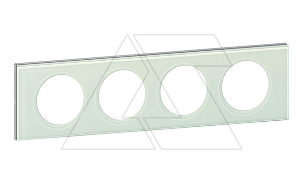 Celiane - Рамка 4 поста смальта белая глина