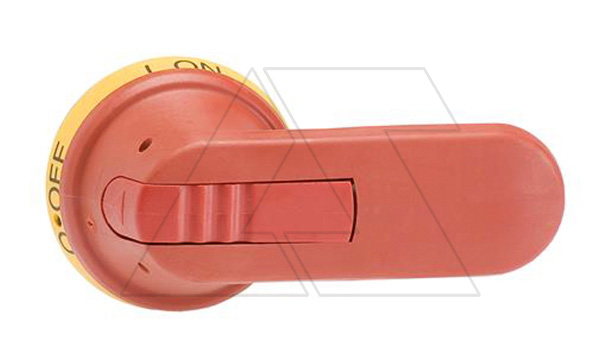 Рукоятка выносная OHY95J12T для OT315...400E, желто-красная IP65 блок. 3 замками без оси с тест. полож.