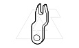 Крепежная скоба ZB4-101-GF1, для Easy/EasyE4/MFD-CP8/CP10 от интернет-магазина amperkin.by