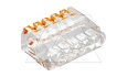 Клемма 61 525 FL универсальная, 5 контактов 0,2...2,5мм², 24А, 450V, поликарбонат от интернет-магазина amperkin.by