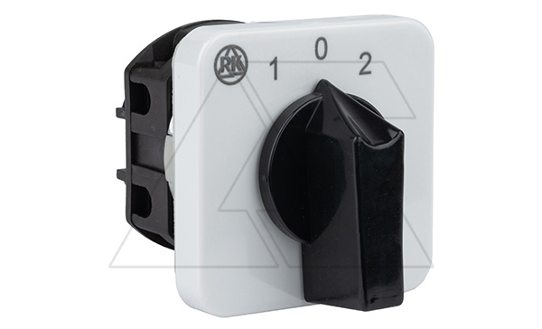 Переключатель BS 16 201K U, 1P, 20A, тип 1→0←2, 1NO на 1_2, без перемычек, на дверь, фронт IP40 Переключатель BS 16 201K U, 1P, 20A, тип 1→0←2, 1NO на 1_2, без перемычек, на дверь, фронт IP40