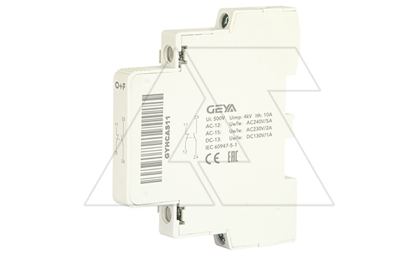 Блок-контакт вспомог. AS для GYHC, 1NO+1NC, 0.5M