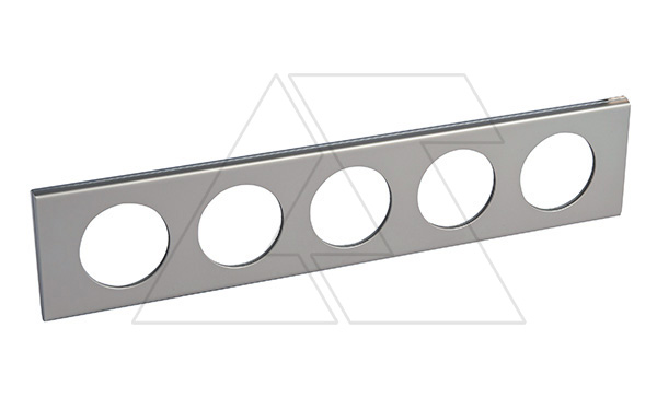 Celiane - Рамка 5 постов никель велюр