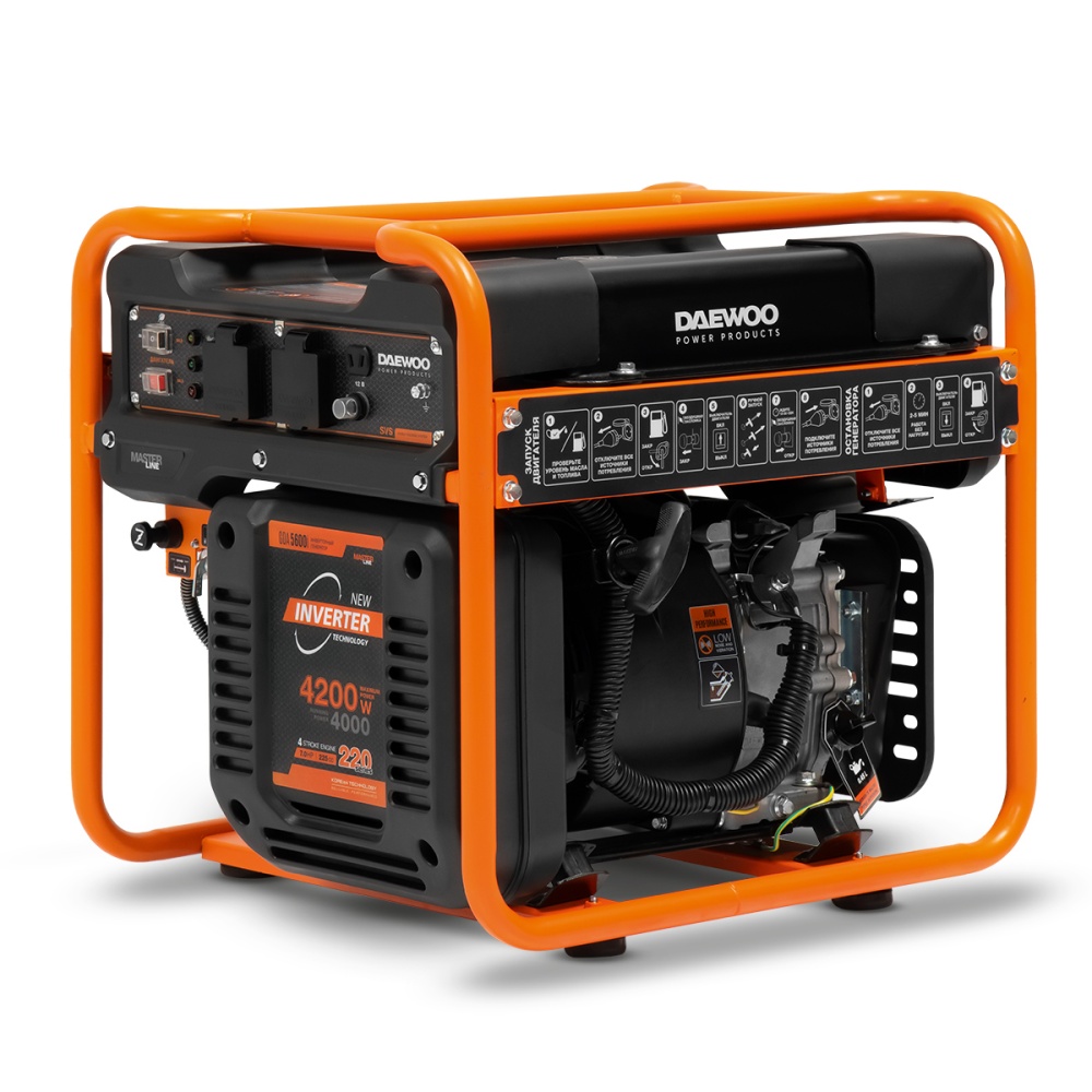 Генератор бензиновый DAEWOO GDA 5600i от интернет-магазина amperkin.by