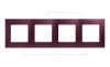 Etika - Рамка 4 поста (сливовый)