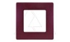Etika - Рамка 1 пост (сливовый) от интернет-магазина amperkin.by
