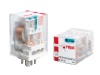 Реле R15-2013-23-5230-WT, 3CO, 10A(250VAC), 230VAC, мех. инд., тест-кнопка