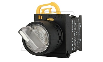 Переключатель PB3E, белый, 0-I, фиксация, 1NO, 6A 230VAC/24VDC, с подсветкой без LED, 22mm, IP65