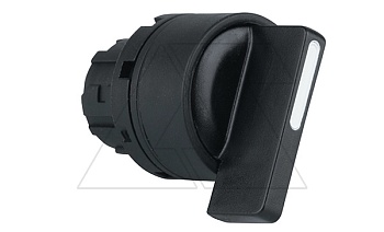 Головка переключателя PB3E, 0-I, фиксация, черный, длинная ручка, без подсветки, 22mm, IP65