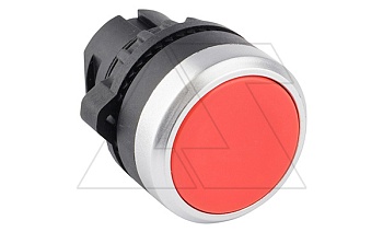 Головка кнопки плоской, красная, без фикс., IP65