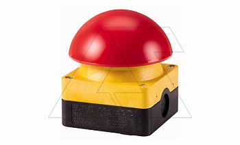 Кнопка аварийного останова ногой или рукой с фиксацией FAK-R/V/KC11/IY, 1н.о.+1н.з., красная