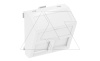 Корпус DTS-2RM RW1 для 2хRJ45 тип RM, пустой, 2M, наклонный вывод, белый, поликарбонат