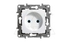 Etika - Розетка 2P 10/16A (белый)