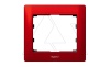 Galea Life - Рамка Metallic на 1 пост, Magic Red