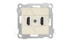 Rita - Розетка 2xHDMI, сл.кость от интернет-магазина amperkin.by