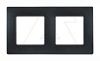 Etika - Рамка 2 поста (антрацит) от интернет-магазина amperkin.by