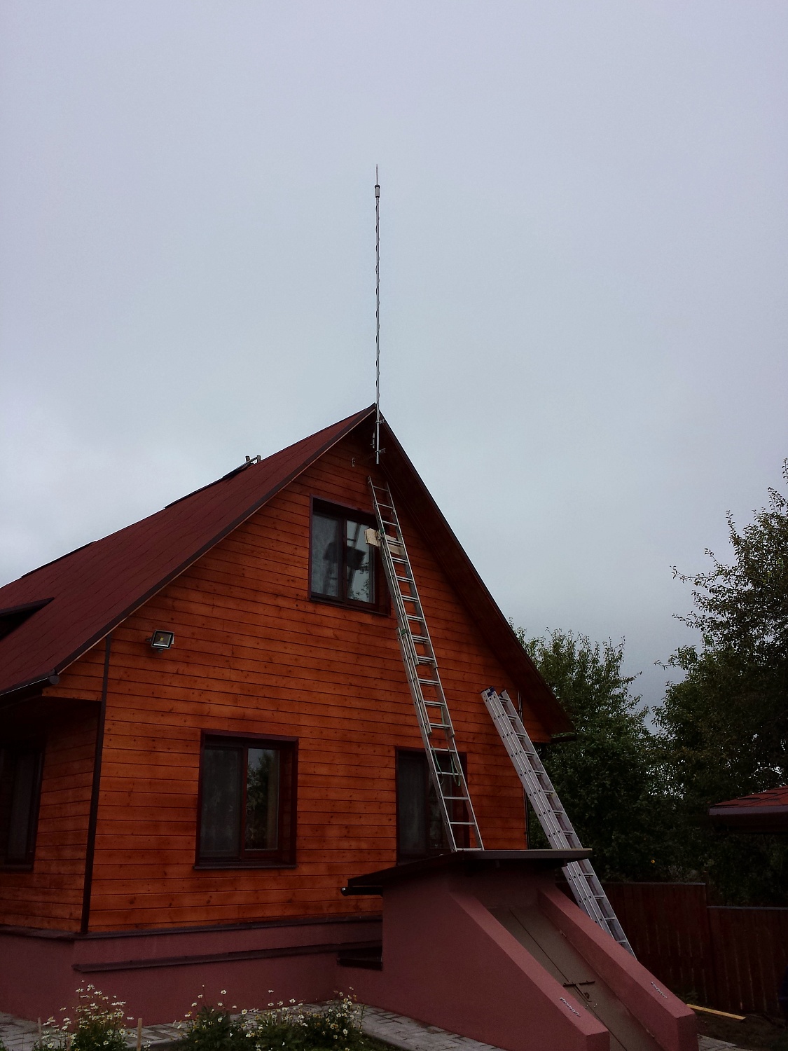 Монтаж систем активной молниезащиты