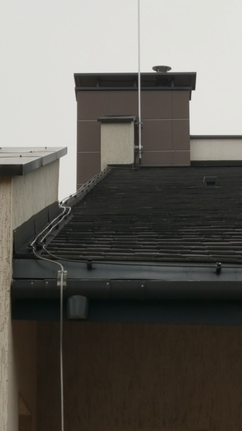 Монтаж систем пассивной молниезащиты