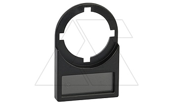 Держатель для таблички 25x10mm, с прозрачным окном, для одинарных кнопок 22mm