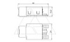 Разъем ASM-C6 G, RJ45, FTP кат 6, для корпусов DTG-2RM, DTS-2RM от интернет-магазина amperkin.by