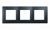 Etika - Рамка 3 поста (антрацит) от интернет-магазина amperkin.by