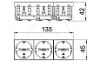 Розетка STD-D0 SRO3, 3x2P+E нем.ст., 16А, 250V ~, 0°, пруж. зажимы, защ. шторки, красный, поликарбонат от интернет-магазина amperkin.by