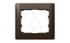 Galea Life - Рамка на 1 пост, Dark Bronze от интернет-магазина amperkin.by