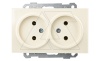 21 - Розетка двойная 2x2P, сл.кость