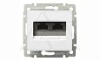 Valena - Розетка 2хRJ-45 UTP CAT6E, белая от интернет-магазина amperkin.by