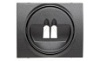 Galea Life - Обрамление для розетки аккустической, Dark Bronze от интернет-магазина amperkin.by
