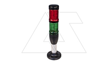 Сигнальная колонна в сборе SL4-100-L-RYG-24LED (К-Ж-З 24VAC/DC, 100мм), IP66