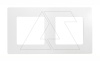 Etika - Рамка 2 поста (белая)
