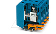 Клемма для высокого тока UKH 50 BU /20mm, винтовая, 2 присоед., 50(max 70)mm2, 150A, 1000V, синяя от интернет-магазина amperkin.by