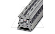 Клемма проходная UT 2,5 /5,2mm, винтовая, 2 присоед., 2,5(max 4)mm2, 24A, 1000V, серая от интернет-магазина amperkin.by