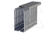 Перфокороб KKD 4080, органайзер для шкафов, 40x80х2000мм (ШxВхД), RAL 7030, серый от интернет-магазина amperkin.by