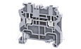 Клемма проходная CY2.5 /5x50mm, винтовая, 2 присоед., 2,5(max 4)mm2, 24A, 1000V, серая от интернет-магазина amperkin.by