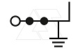 Клемма защитного проводника CXG2.5/1B /5x50mm, пружинная, штекерный отвод, 2 присоед., 2,5(max 4)mm2, желто-зеленая от интернет-магазина amperkin.by