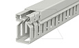 Перфокороб LK4 30015, органайзер для шкафов, 30 x 15 мм (глубина х ширина крышки), L=2000мм, RAL 7030 серый от интернет-магазина amperkin.by