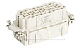 Корпус вставки контактной, размер H16B, тип гнездо, 32P+PE, 16A, 500V, обжимной контакт от интернет-магазина amperkin.by