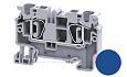 Клемма проходная CX6BU /8x62,1mm, пружинная, 2 присоед., 6mm2, 41A, 1000V, синяя от интернет-магазина amperkin.by